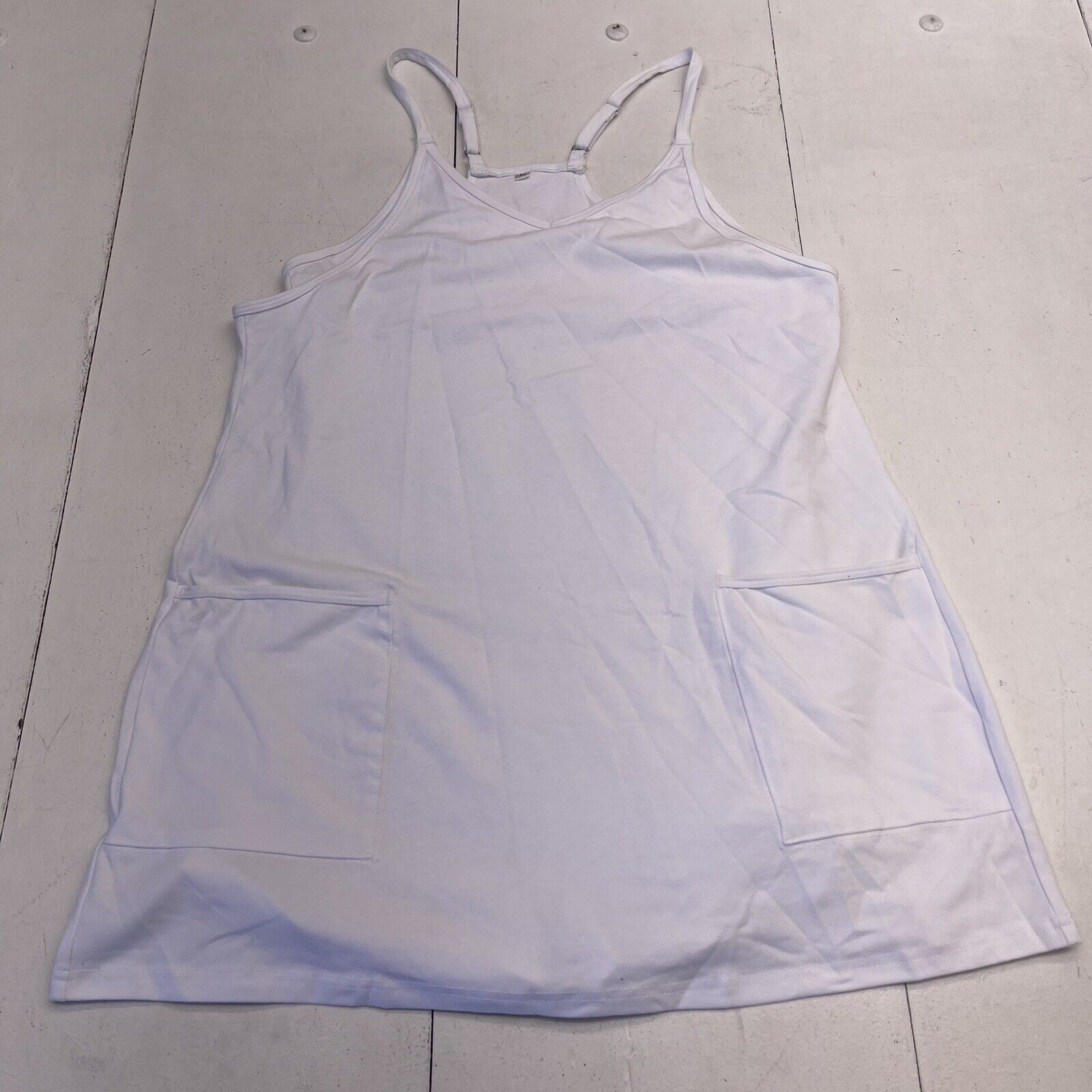 Caracilia White Undershorts Dress Women's Size Medium New - beyond