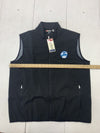 Clique Mens Black Embroidered Fullzip Vest Size XL