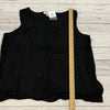 Vintage Sue Aronson Black Mesh Net Sleeveless T-Shirt Men Size L