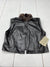 Vintage Bod & Crisan Leather Fur Collar Reversible Vest ￼Women’s Size Large