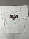Champion Mens White Georgia Bulldogs Short Sleeve Shirt Size 4XLT