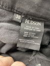 Hudson Flynn Skinny Cargo Black Straight Leg Pants Mens Size 36