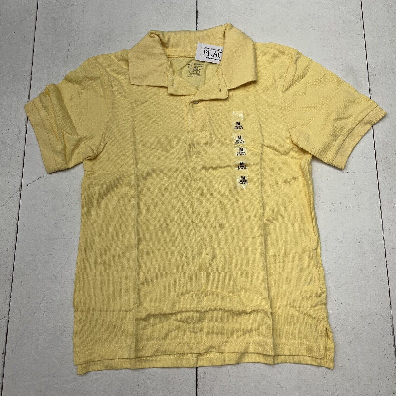 The Children’s Place New Yellow Short Sleeve Polo Girls Size Medium NEW
