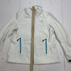 Koppen Womens White full zip Coat size XL