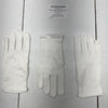 White Cotton Hand Gloves Set Of 3 Pairs Adult Size Medium / Large