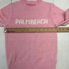 Preppy Girl Pink, White Palm Beach Sweater Youth Girls Size 6 NEW