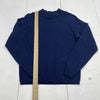 Vintage Pendleton Navy Blue Mock Neck Wool Sweater Women’s Size Medium