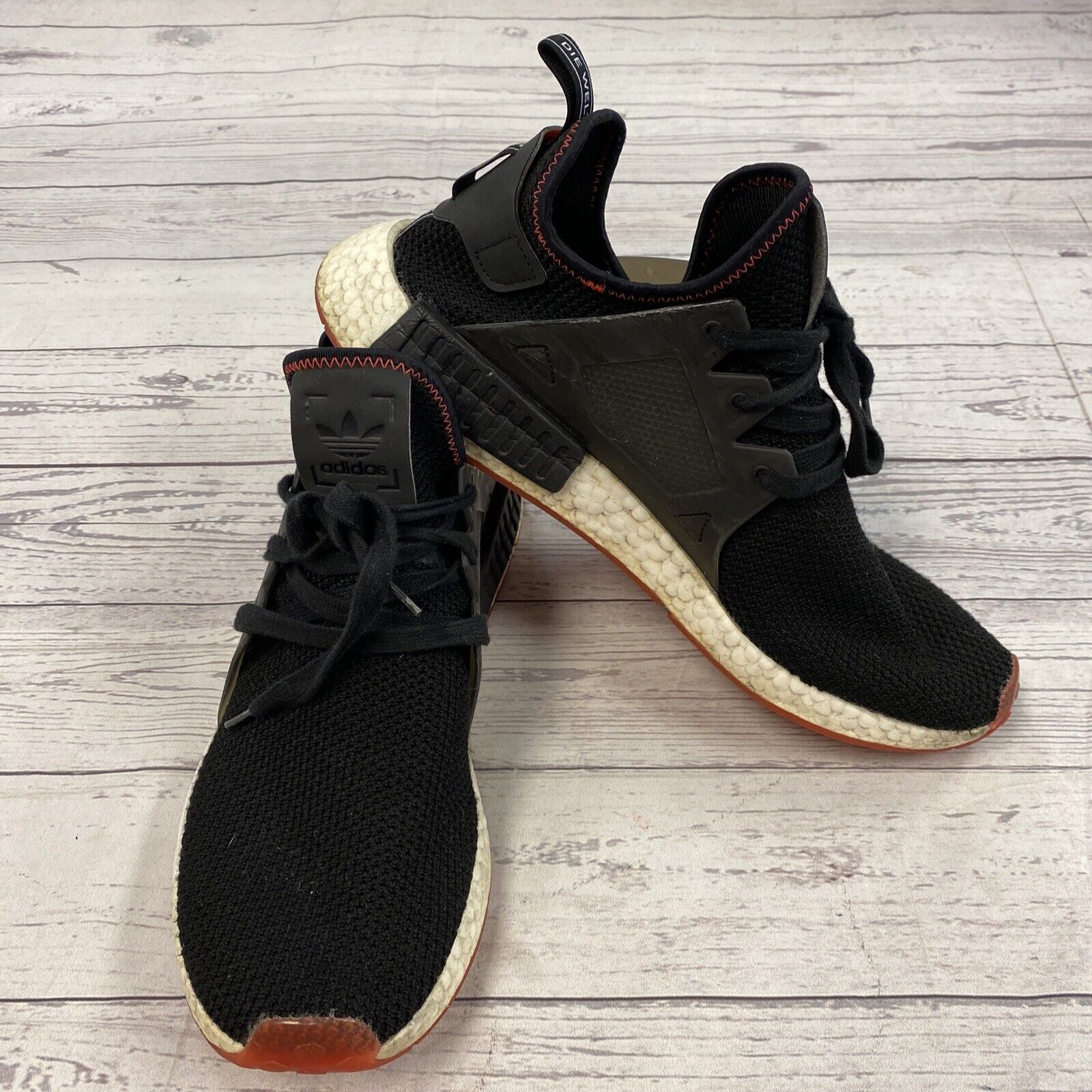 råd lindre Stige Adidas Nmd XR1 BY9924 Black Solar Red Boost Running Shoes Sneakers Men -  beyond exchange