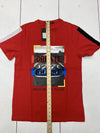 US Icon Co Mens Red Graphic Short Sleeve Shirt Size Medium