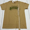 Spencer’s Brown Short Sleeve Graphic T-Shirt Adult Size S NEW Yeehaw Bitches Fun