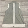Calia Gray Mesh Zip Up Sleeveless Athletic Vest Tunic Woman’s Size XL NEW