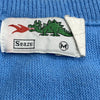 Vintage Sears Blue V-Neck Sweater Dragon Logo Men Size Medium