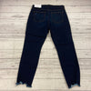 Loft Blue Distressed Denim Skinny Jeans Women Size 10 / 30 NEW Slim Pocket Ankle