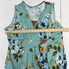 Poseshe Blue Floral Print Tunic Tank Top Women’s Size 2XL NEW