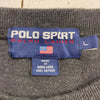 Ralph Lauren Polo Sport Charcoal Crew Neck Pullover Sweatshirt Men Size L