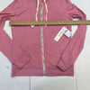 Abbot Main Pink Zip Up Sweater Hooded Jacket Women’s Size Small New *