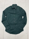 Express Mens Green Extra Slim Long Sleeve Button Up Shirt Size XS