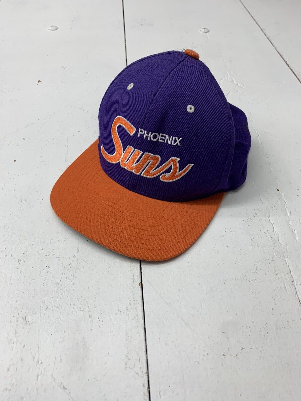 Men's Mitchell & Ness Purple/Orange Phoenix Suns Hardwood Classics Snapback  Hat