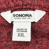 Sonoma Burgundy Ribbed Long Sleeve Turtleneck Sweater Women’s Size XXL NEW