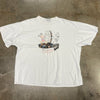Vintage Walt Disney 75 Years Graphic White T-Shirt Adult Size 2XL *