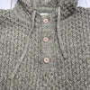 Wellen Green Headlands Poncho Hooded Sweater Mens Size Medium