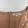 Madewell Ruched Waist Peach Star Shower Mini Dress Women’s Size 4
