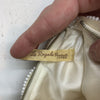 La Regale Vintage Ivory/White Beaded Handbag Coin Purse*