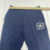 True Religion Navy Blue Logo Jogger Sweatpants Mens Size Medium
