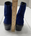 ANN DEMEULEMEESTER Blue Suede Leather Ankle Boots Booties Women Size 35 US5*