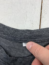 Men’s Grey Sunset Graphic Short Sleeve Shirt Size Medium
