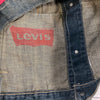 Levi’s Denim Blue Jean Jacket Repurposed Retro Men Size L Unique