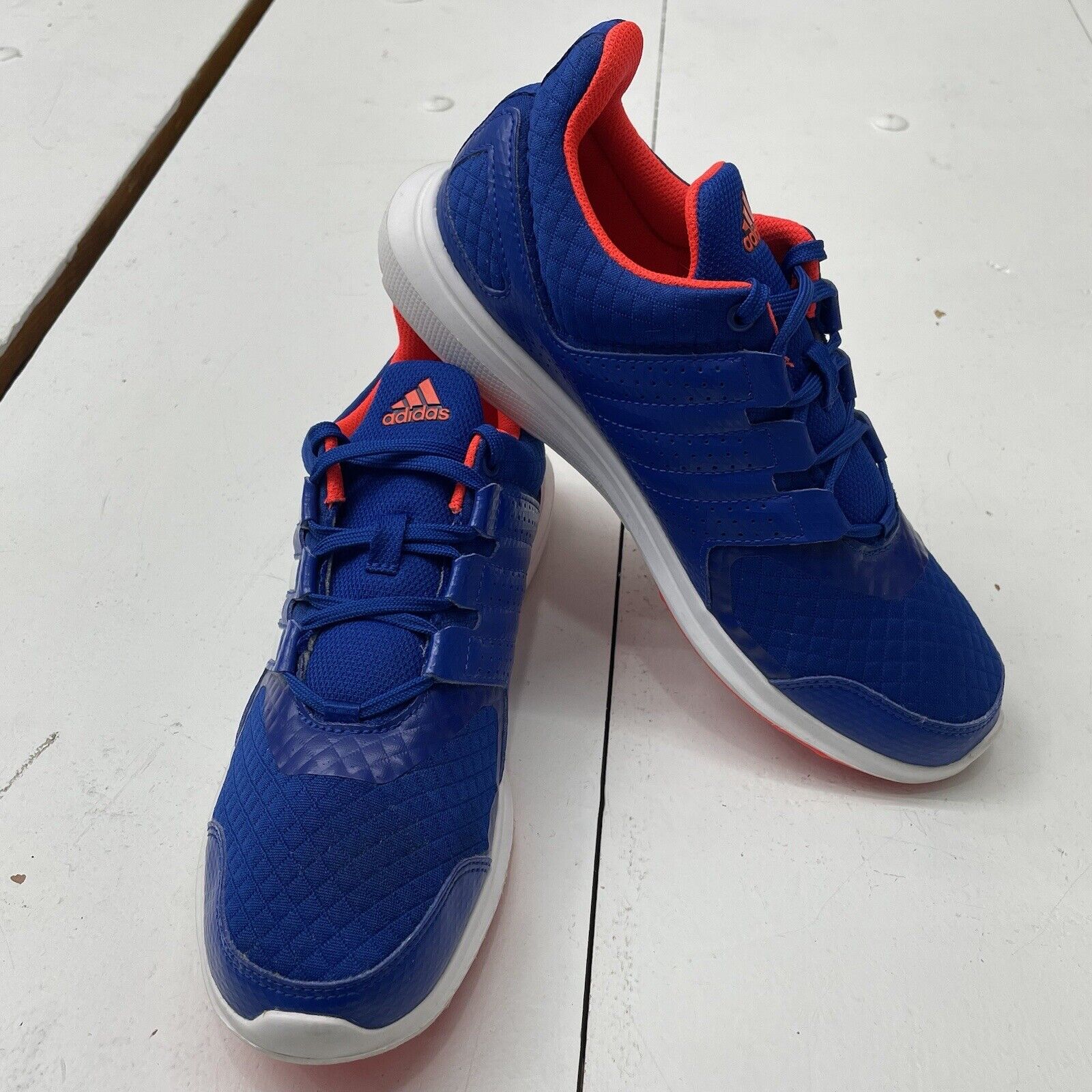 Adidas Blue Orange Eco Ortholite Shoes Athletic Sneakers Running Mens Size 6
