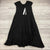 Sita Murt Black Sleeveless Cotton Dress Women’s Size 44 New