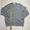 Thome Browne Blue Cotton 4 Bar V Neck Cardigan Sweater Mens Size 3 US L