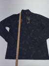 Orvis 1/4 Zip Long Sleeve Black Camo Tumbleweed Lodge South Dakota Size L New