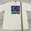 Vintage Hanes Key West Graphic White Long Sleeve T-Shirt Adult Size L USA