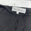 Vintage Hexagone Paris Black Polka Dot Short Sleeve Dress Women’s 1
