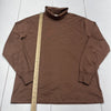 Lemaire Brown High Neck Long Sleeve T Shirt Mens Size Small