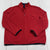 Nautica Red Fleece 1/4 Zip Up Sweater Mens Size XL
