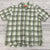 Tommy Bahama Green Plaid Short Sleeve Button Up Shirt Men Size M