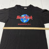 Vintage Hard Rock Washington DC Black Short Sleeve T-Shirt Men Size XL