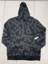 Gap Mens Black All over Print Pullover Hoodie Size XL