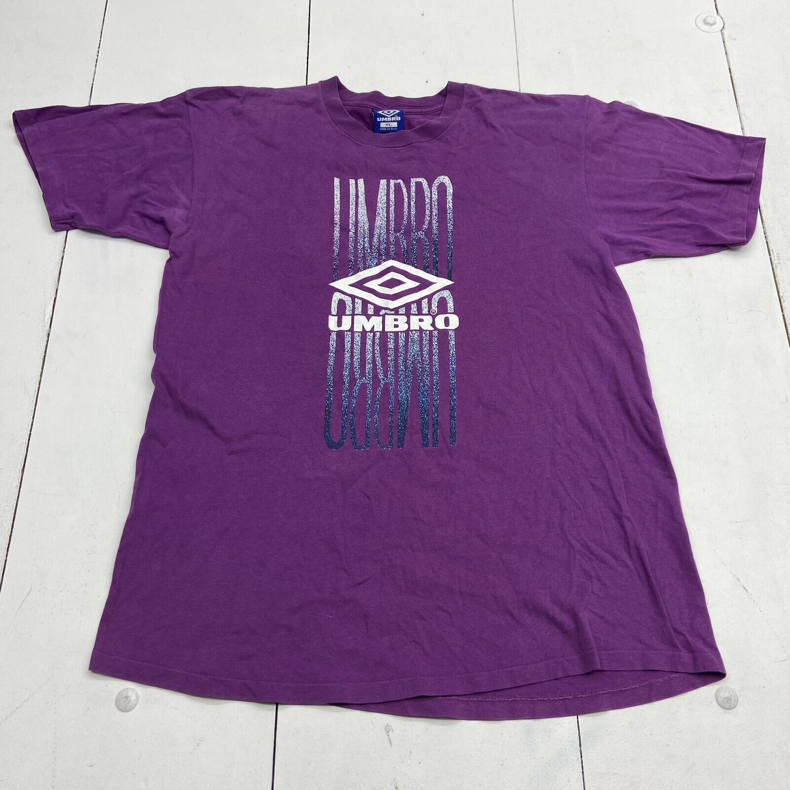 interval rok Torrent Vintage Umbro Soccer Purple Graphic Short Sleeve T-Shirt Adult Size XL -  beyond exchange