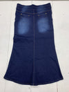 AB Womens Side Button Denim Skirt Size 44 Tall