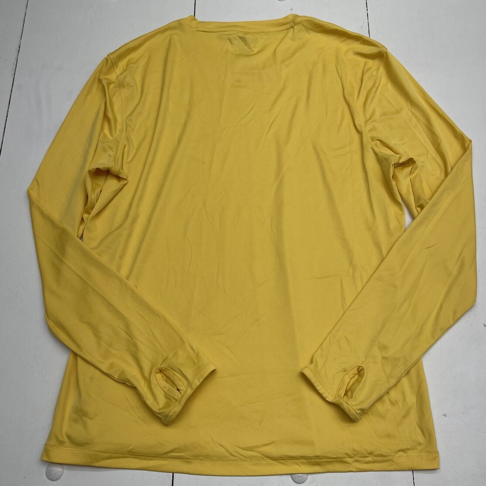 Reel Legends Reel-Tec Yellow Long Sleeve Shirt Mens Size Small - beyond  exchange