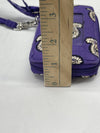 Vera Bradley Carry It All Purple Paisley Wristlet Wallet