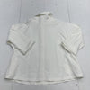 Blanque White Button Front Linen Blend Jacket Women’s 1 New Defect