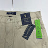 U.S. Polo ASSN Khaki Slim Straight Twill Pants Mens Size 30x32 New