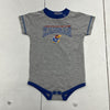 Team Athletics Gray Kansas Jayhawks Body Suit Infant Size 24 Months
