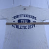 Vintage Trinity Warriors Athletic Dept White T Shirt Mens Size Large